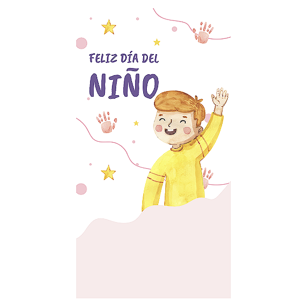 Capa Mini Faixa Lateral Sublimado - Día del Niño ES