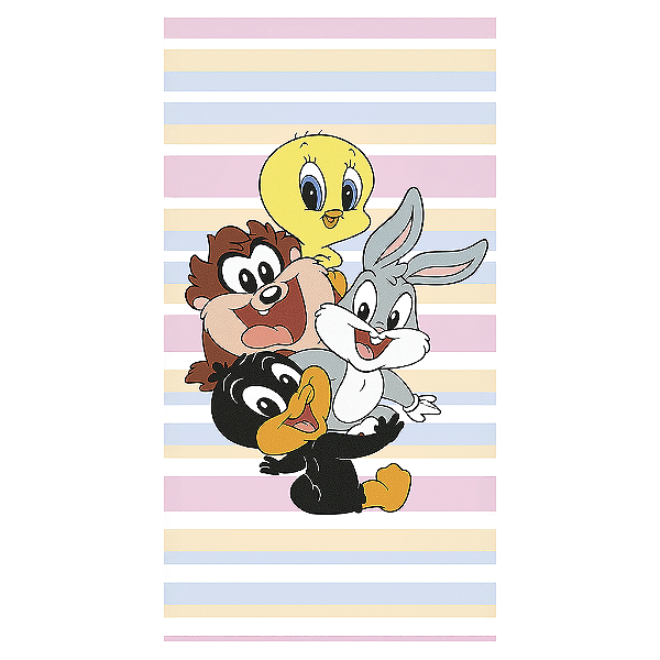 Capa Mini Faixa Lateral Sublimado - Baby Looney Tunes