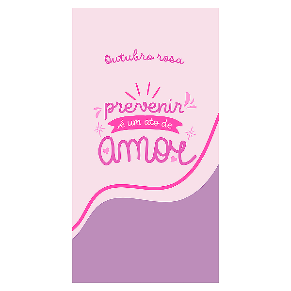 Capa Mini Faixa Lateral Sublimado - Outubro Rosa