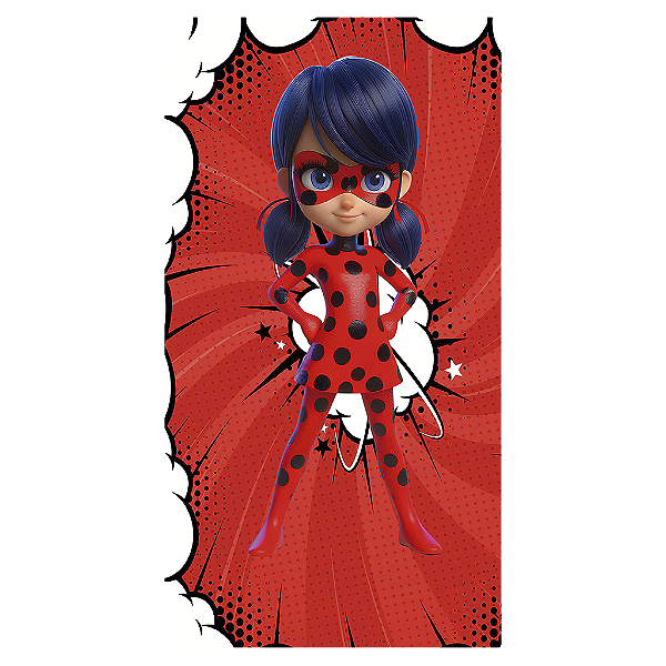Capa Mini Faixa Lateral Sublimado - Ladybug