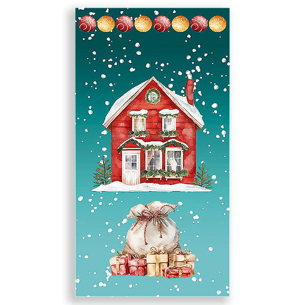 Capa Mini Faixa Lateral Sublimado - Natal