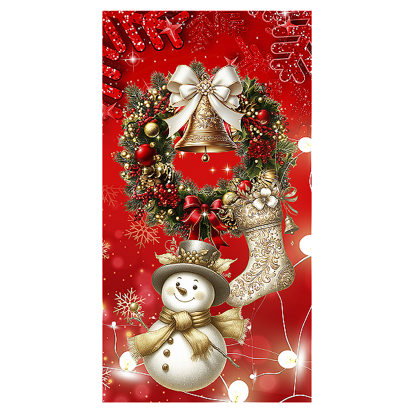 Capa Mini Faixa Lateral Sublimado - Natal