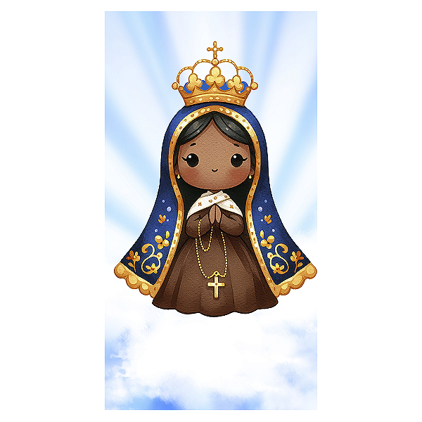 Capa Mini Faixa Lateral Sublimado - Nossa Senhora