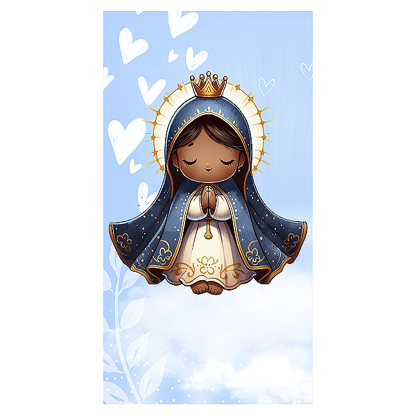 Capa Mini Faixa Lateral Sublimado - Nossa Senhora