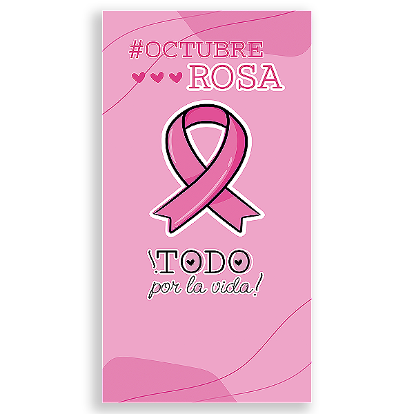 Capa Mini Faixa Lateral Sublimado - Octubre Rosa ES