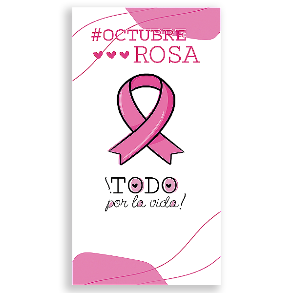 Capa Mini Faixa Lateral Sublimado - Octubre Rosa ES