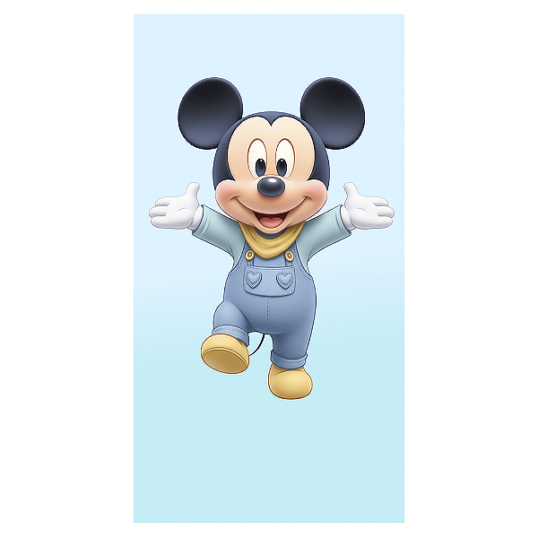 Capa Mini Faixa Lateral Sublimado - Minnie