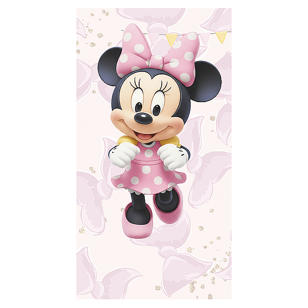 Capa Mini Faixa Lateral Sublimado - Minnie