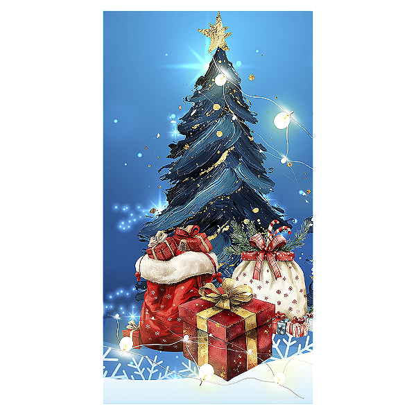 Capa Mini Faixa Lateral Sublimado - Natal