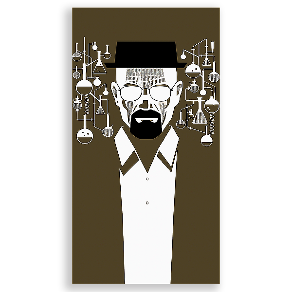 Capa Mini Faixa Lateral Sublimado - Breaking Bad