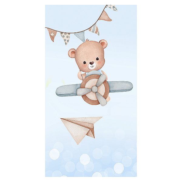 Capa Mini Faixa Lateral Sublimado - Urso