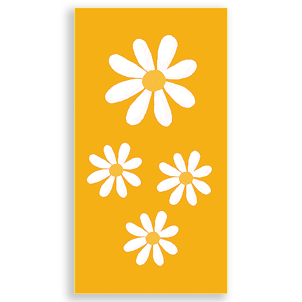 Capa Mini Faixa Lateral Sublimado - Flor Margarida