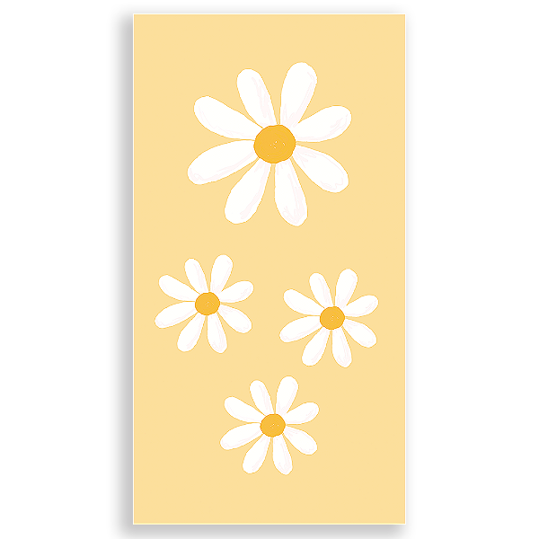 Capa Mini Faixa Lateral Sublimado - Flor Margarida
