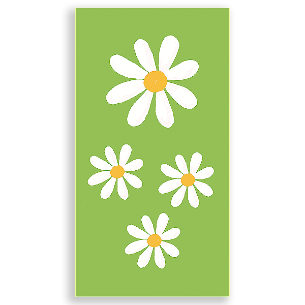 Capa Mini Faixa Lateral Sublimado - Flor Margarida
