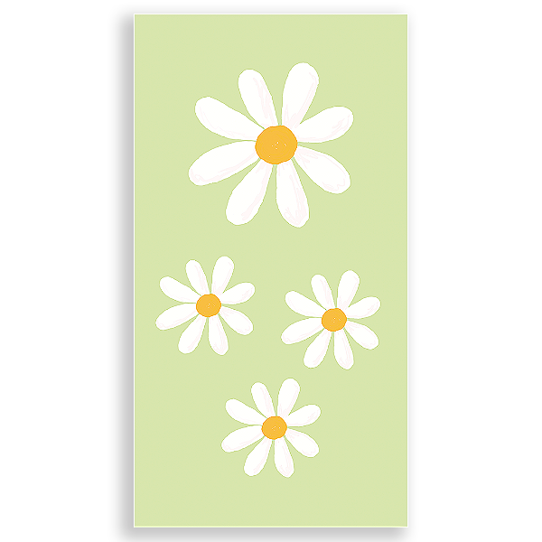 Capa Mini Faixa Lateral Sublimado - Flor Margarida
