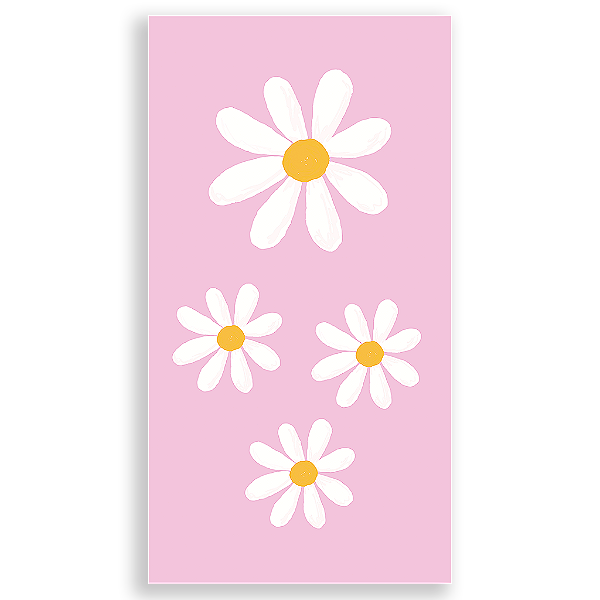 Capa Mini Faixa Lateral Sublimado - Flor Margarida