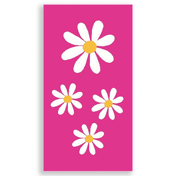 Capa Mini Faixa Lateral Sublimado - Flor Margarida