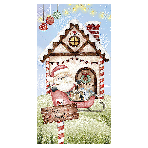 Capa Mini Faixa Lateral Sublimado - Natal
