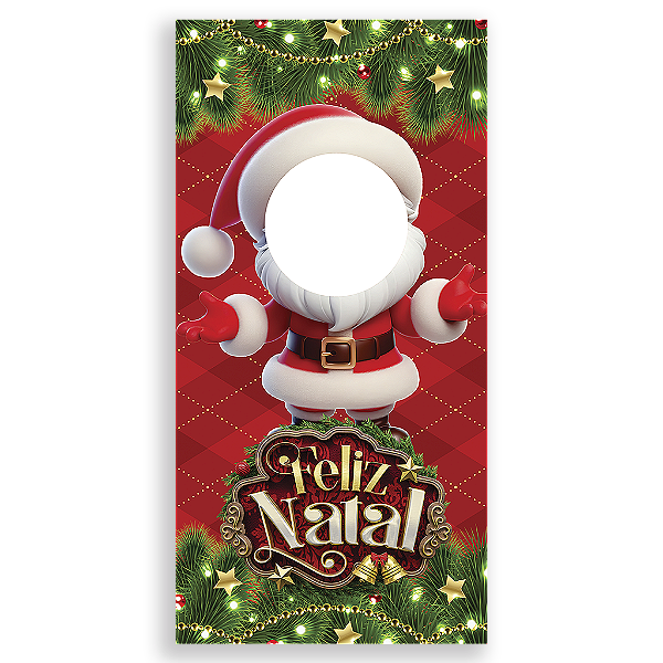 Capa Mini Faixa Lateral Sublimado - Natal