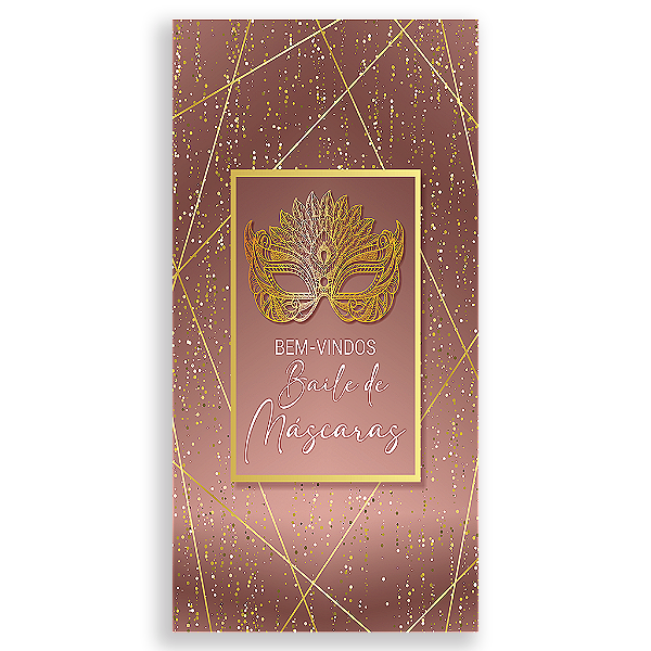 Capa Mini Faixa Lateral Sublimado - Baile de Máscaras