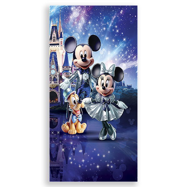 Capa Mini Faixa Lateral Sublimado - Mickey