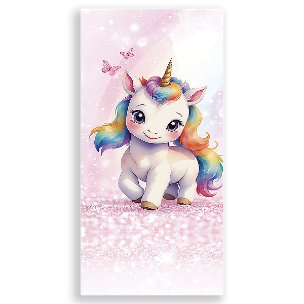Capa Mini Faixa Lateral Sublimado - Unicornio