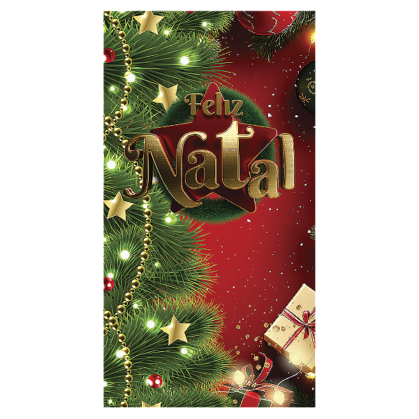 Capa Mini Faixa Lateral Sublimado - Natal