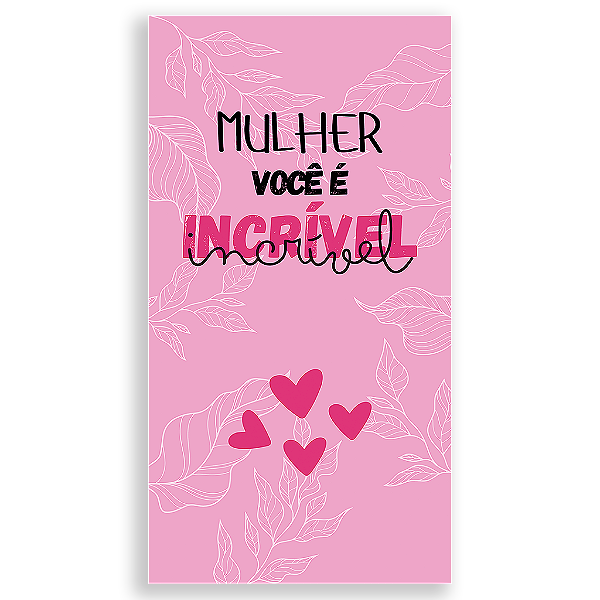 Capa Mini Faixa Lateral Sublimado - Dia da Mulher