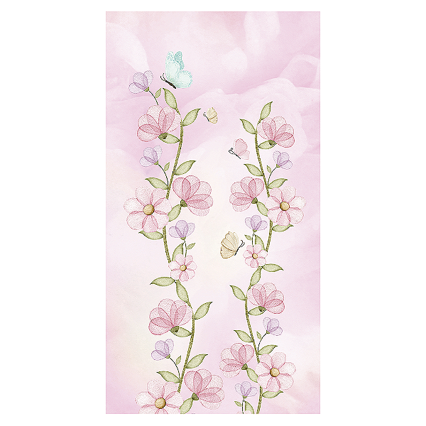 Capa Mini Faixa Lateral Sublimado - Floral