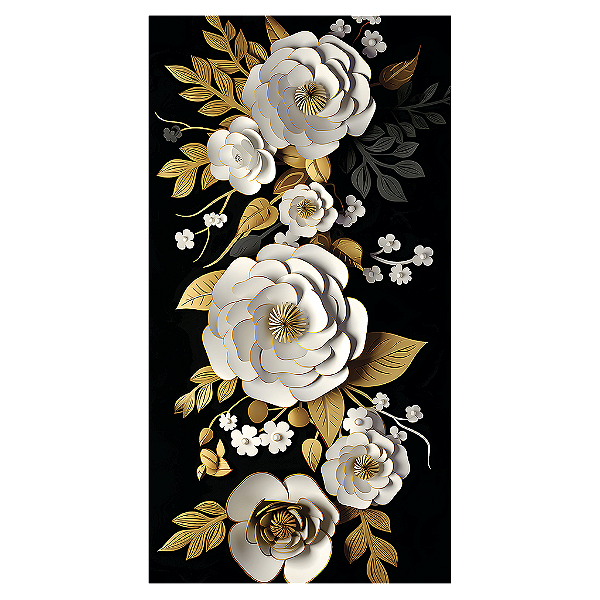 Capa Mini Faixa Lateral Sublimado - Floral