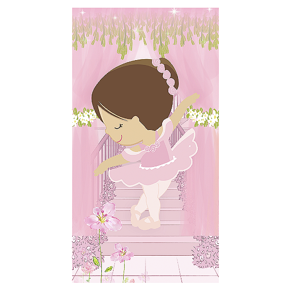 Capa Mini Faixa Lateral Sublimado - Bailarina