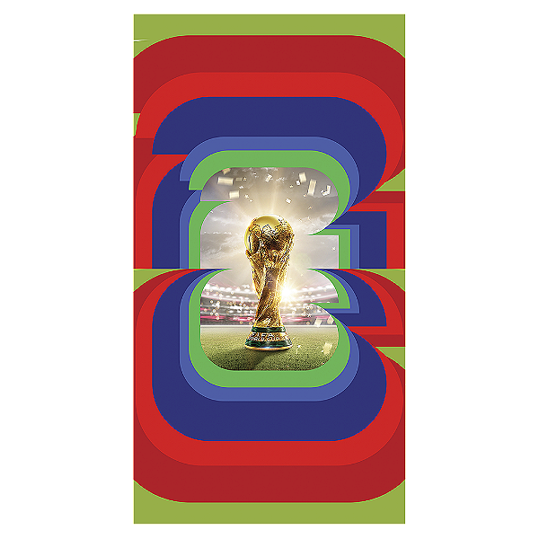 Capa Mini Faixa Lateral Sublimado - Copa Do Mundo