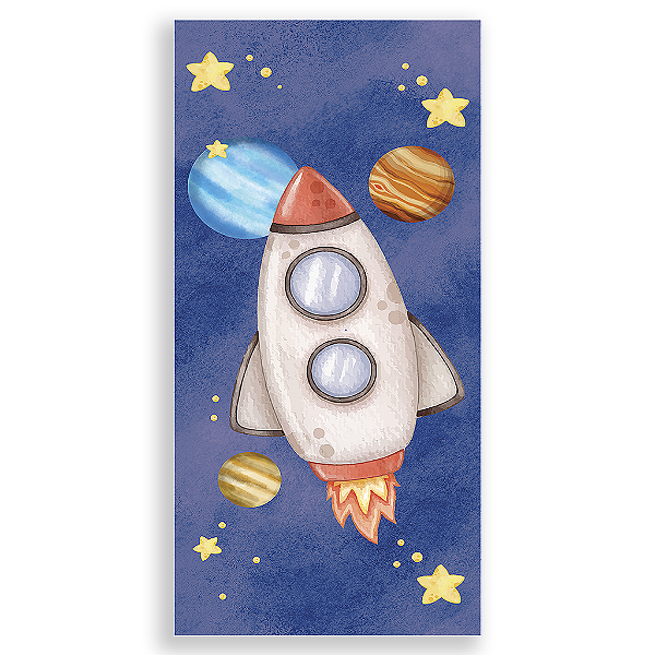 Capa Mini Faixa Lateral Sublimado - Astronauta