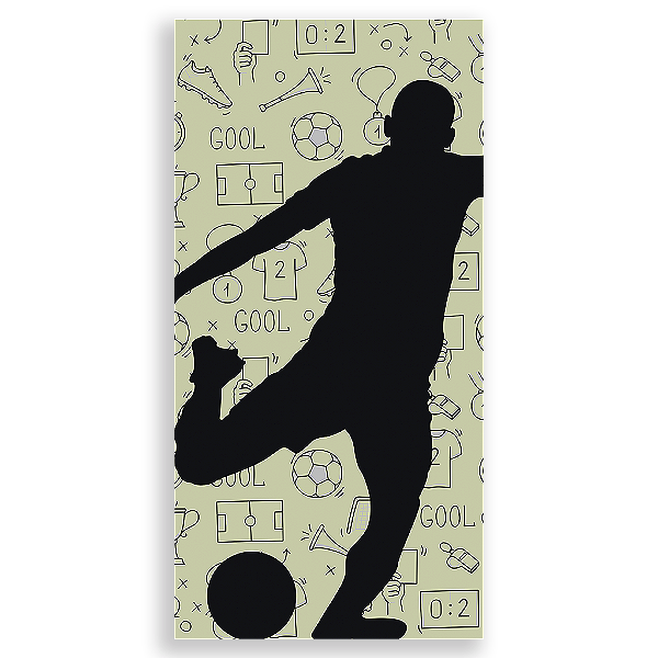 Capa Mini Faixa Lateral Sublimado - Fundo Futebol