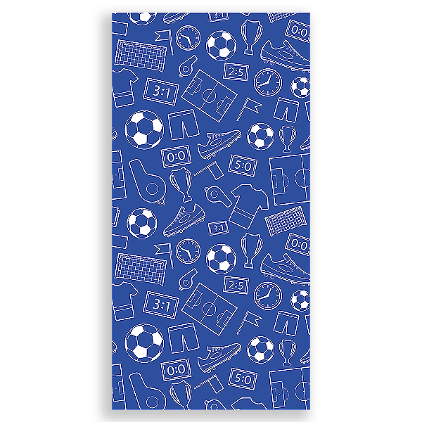 Capa Mini Faixa Lateral Sublimado - Fundo Futebol