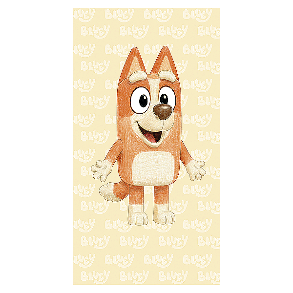 Capa Mini Faixa Lateral Sublimado - Bluey