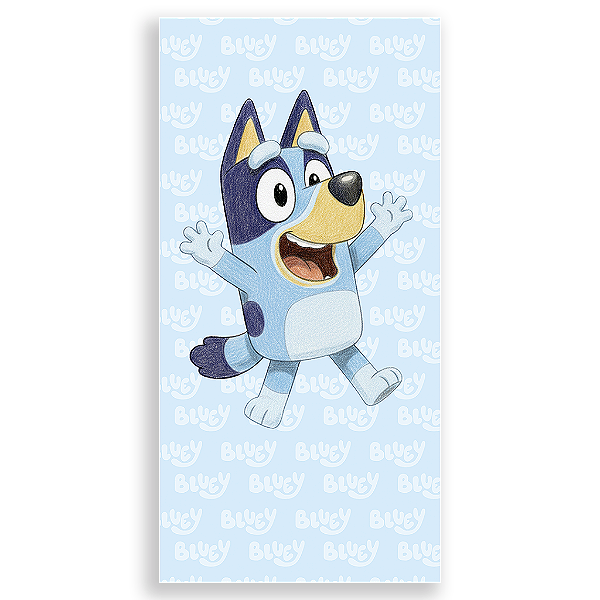 Capa Mini Faixa Lateral Sublimado - Bluey