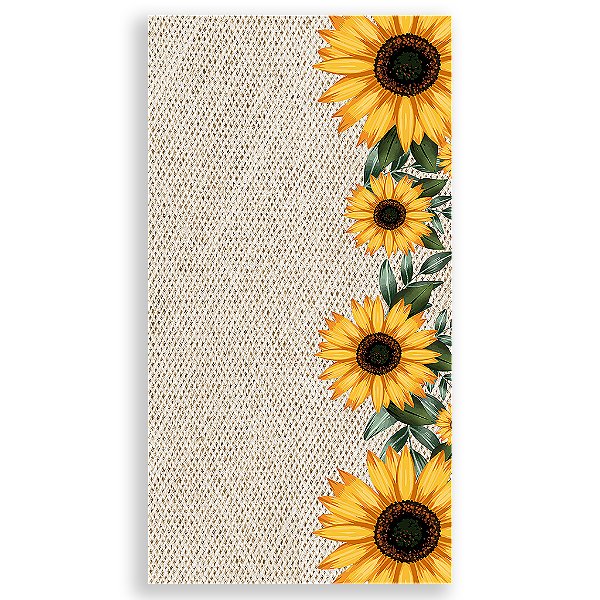 Capa Mini Faixa Lateral Sublimado - Girassol Floral