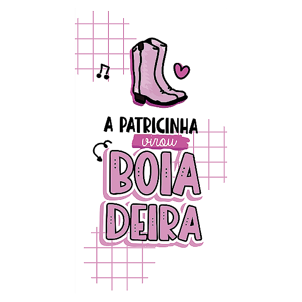 Capa Mini Faixa Lateral Sublimado - Boiadeira