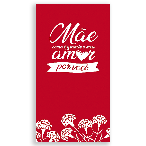 Capa Mini Faixa Lateral Sublimado - Dia das Mães