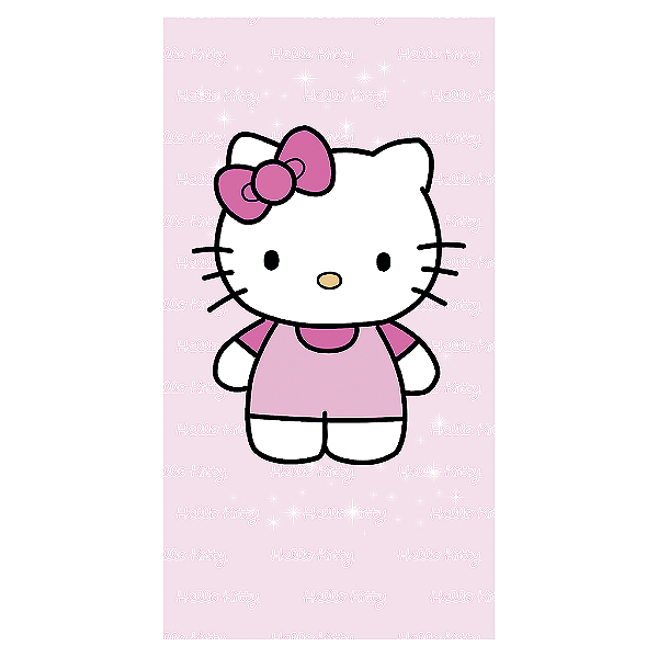 Capa Mini Faixa Lateral Sublimado - Hello Kitty