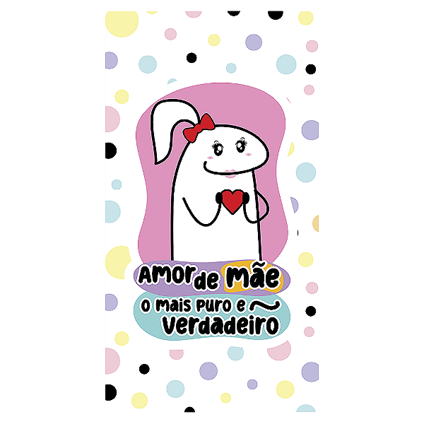 Capa Mini Faixa Lateral Sublimado - Dia das Mães