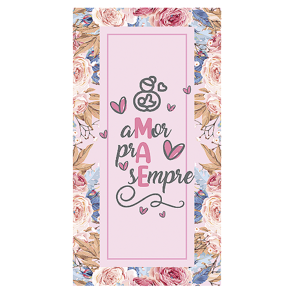 Capa Mini Faixa Lateral Sublimado - Dia das Mães