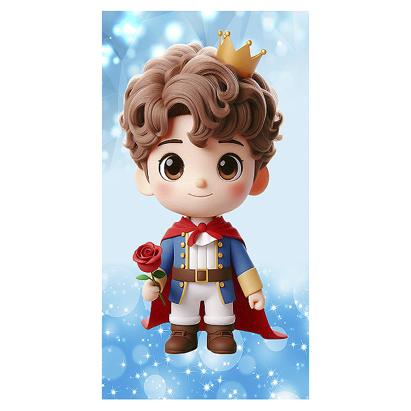 Capa Mini Faixa Lateral Sublimado - Pequeno Principe