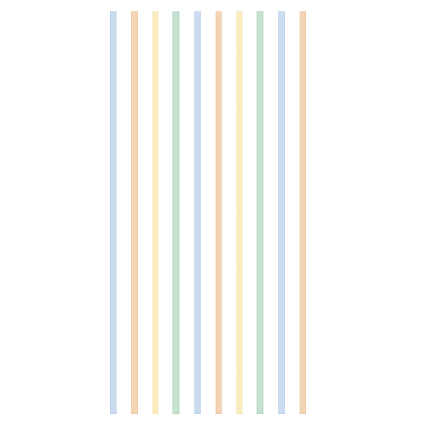 Capa Mini Faixa Lateral Sublimado - Cores Colorido Arco Iris Listras