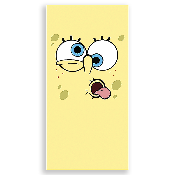 Capa Mini Faixa Lateral Sublimado - Bob Esponja