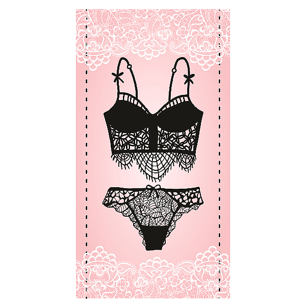Capa Mini Faixa Lateral Sublimado - Lingerie