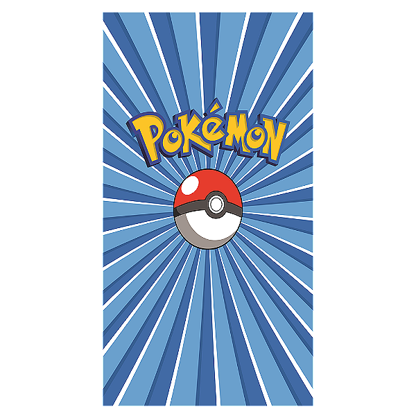 Capa Mini Faixa Lateral Sublimado - Pokemon