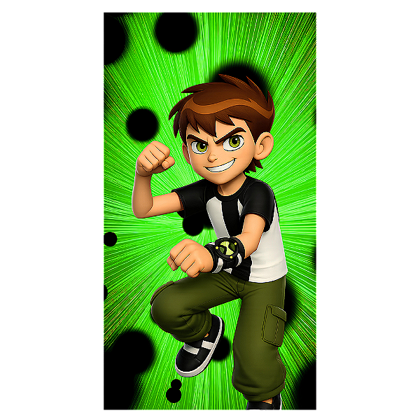 Capa Mini Faixa Lateral Sublimado - Ben 10