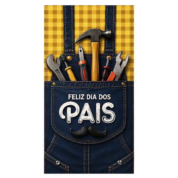 Capa Mini Faixa Lateral Sublimado - Dia dos Pais
